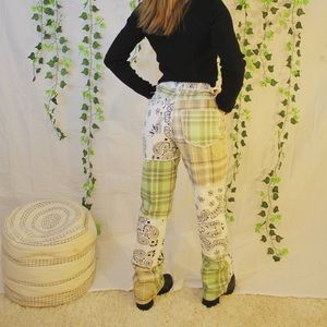 JADED LONDON PATCHWORK JEANS